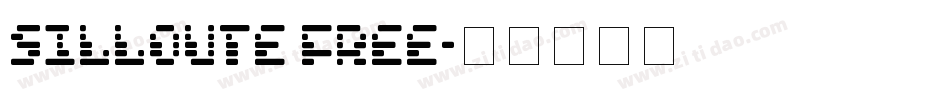 Silloute FREE字体转换